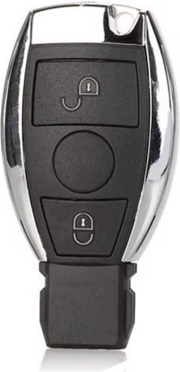 Husă Pentru Chei Auto Techstar Compatibilă Mercedes Benz Model 2 Butoane După 2000 Suport Nec Bga