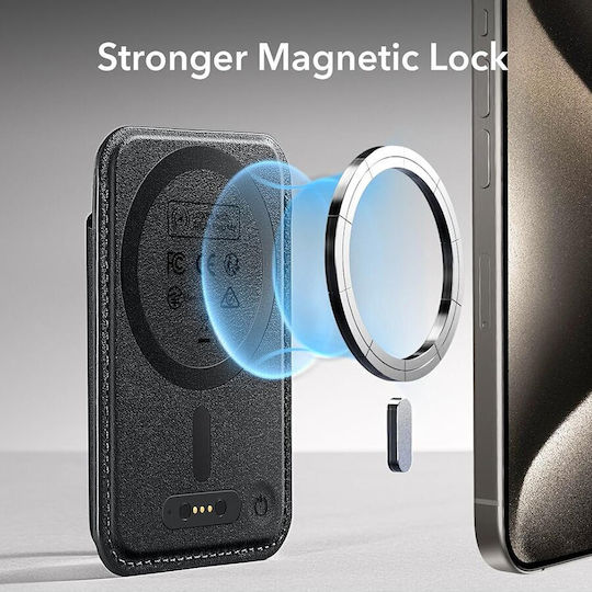 ESR MagSafe Θήκη Καρτών Geo Boost (HaloLock) σε Μαύρο χρώμα