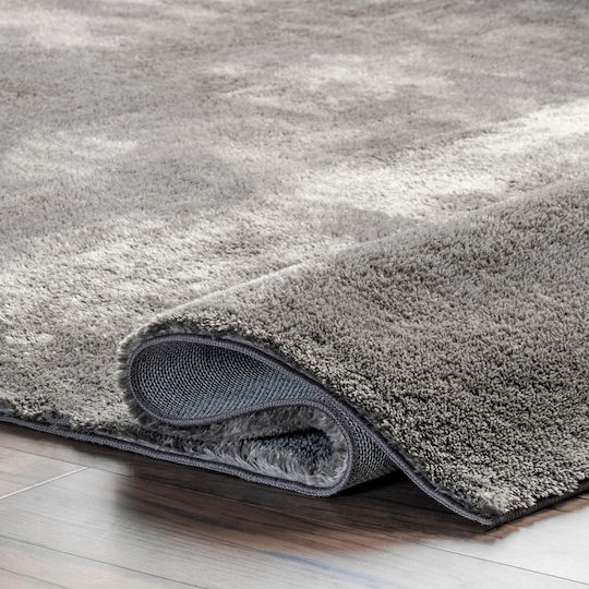 Deluxe Teppich Rechteckig Pelzige Gray