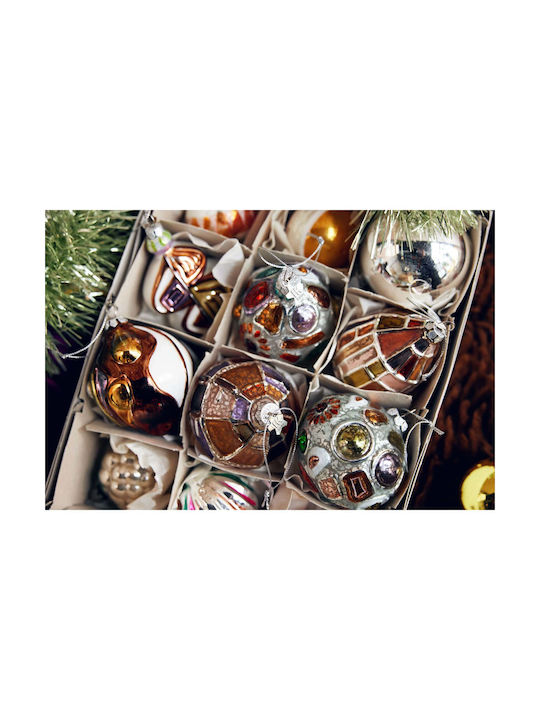 Ornament suspendat Pahar De sticlă 7x8buc