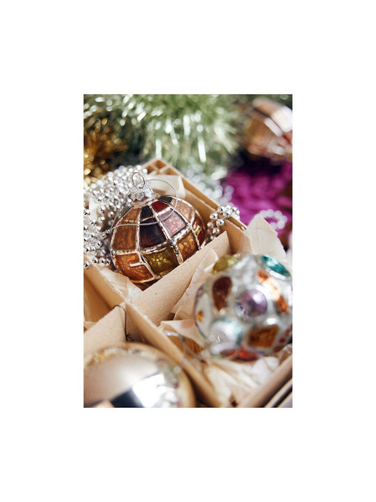 Ornament suspendat Pahar De sticlă 7x8buc