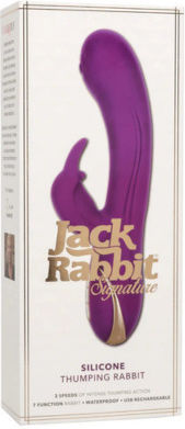 Calexotics Δονητής Rabbit Μωβ