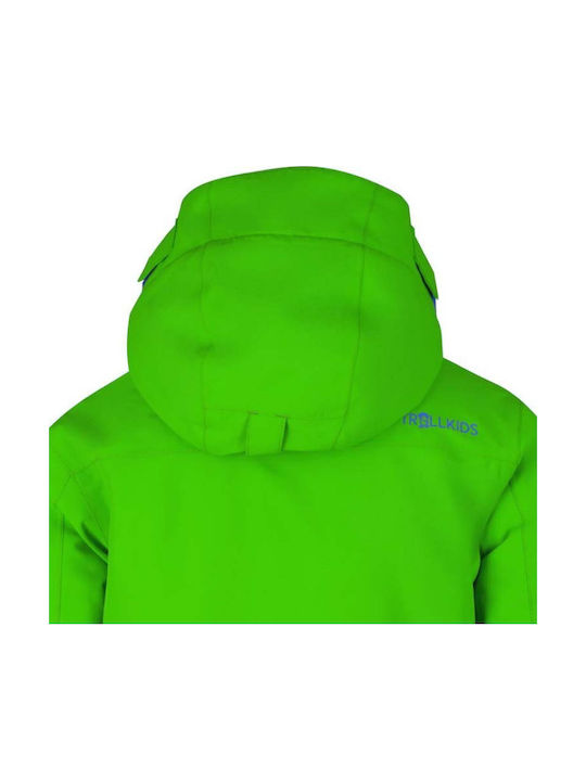Wasserdicht Kinder Freizeitjacke mit Futter Winter Green