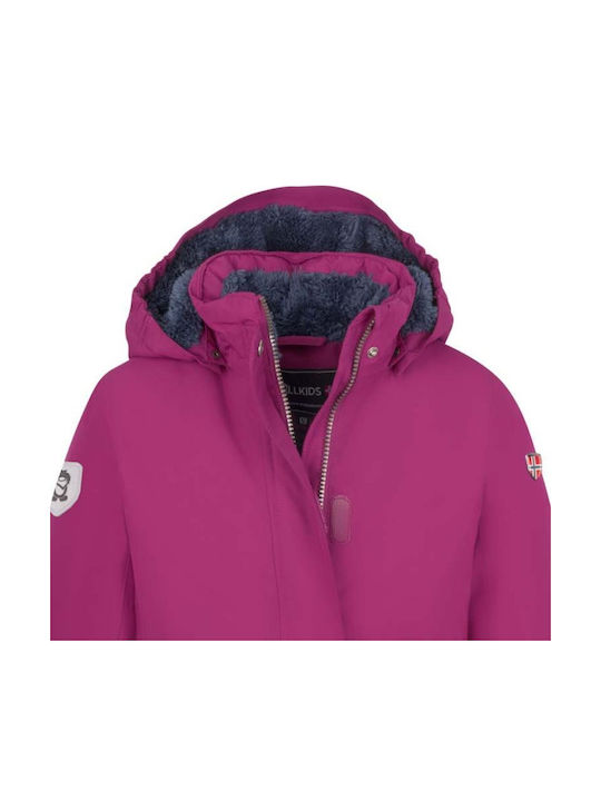 Wasserdichtes Kinderjacke Lässig Rosa