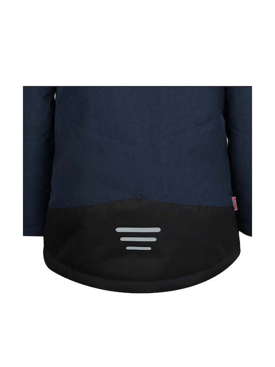 Wasserdicht Kinder Freizeitjacke Winddicht mit Kapuze Navy Blue
