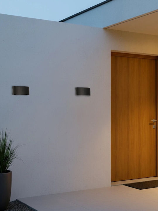 kelvo SIXOAD Wandmontierte Außenbeleuchtung LED IP65 18W mit Natürliches Weiß Licht 17x4x8cm