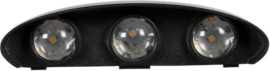 kelvo SIXOAD Wall-Mounted Outdoor Lighting LED IP65 18W with Natural White Light 17x4x8cm