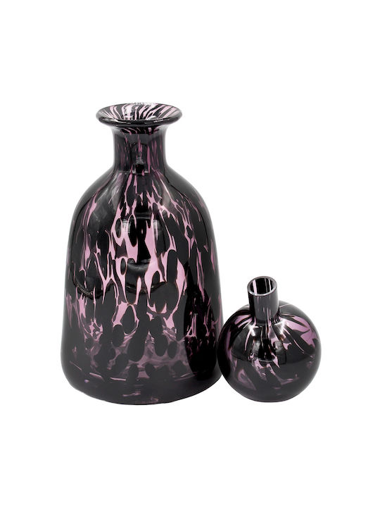 Keskor Decorative Vase Purple 14.5x14.5x32cm