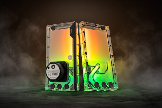 Ek Water Blocks Ek Water Blocks Ek-Quantum Kinetic3 Flt D5 PWM Reservoir-Pump Combination 240mm D-RGB Acrylic