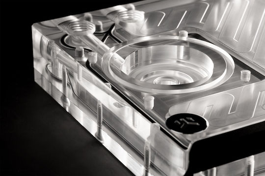 Ek Water Blocks Ek Water Blocks Ek-Quantum Kinetic3 Flt D5 PWM Reservoir-Pump Combination 240mm D-RGB Acrylic