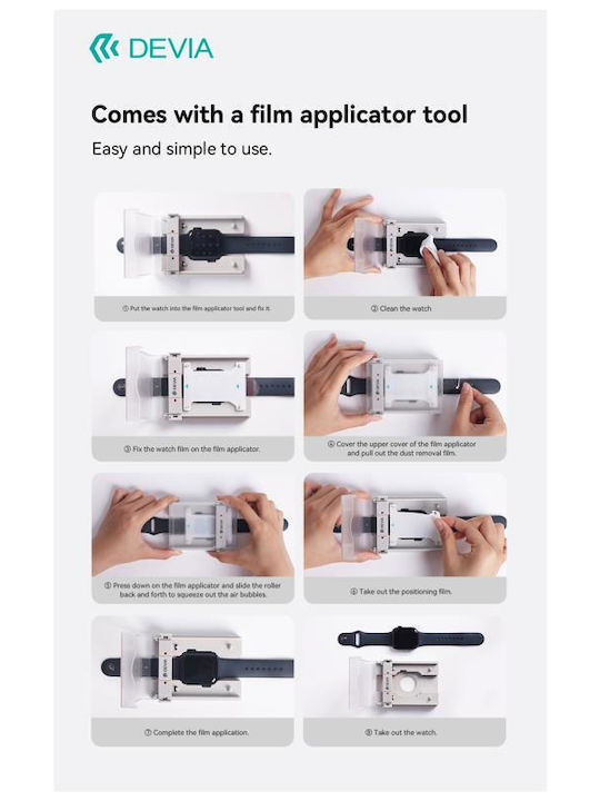 Devia Tempered Glass pentru Apple Watch 46mm 1buc 127760