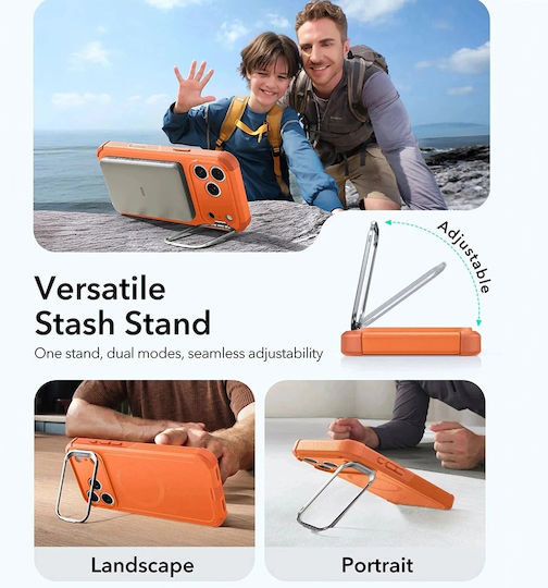 ESR Cyber Umschlag Rückseite Silikon Orange (iPhone 17 Pro)