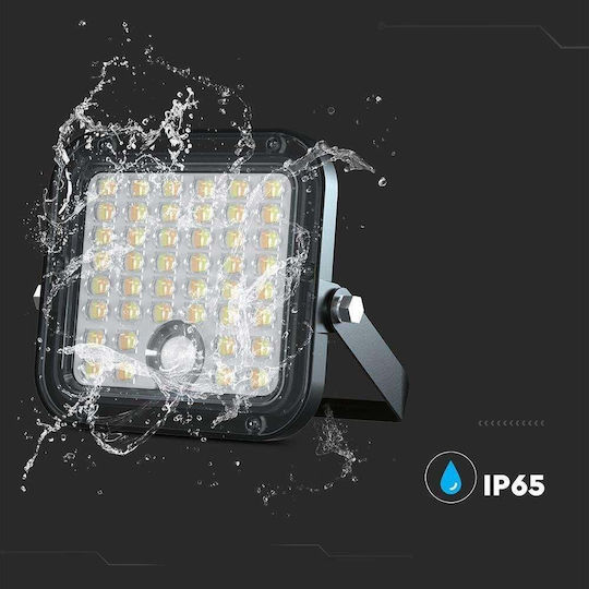 V-TAC Lumini De Inundație Cu Led-uri Solar Etanș 10W Bianco Reglabil Cu Telecomanda IP65