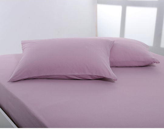 Silk Fashion Σετ Μαξιλαροθήκες με Φάσα Syklamen 50x70εκ.
