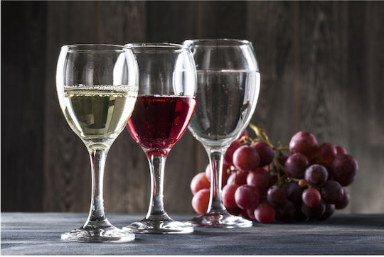 Uniglass Set of Glasses for White Wine made of Glass 6pcs