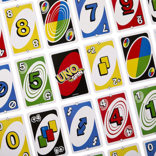 Επιτραπέζιο Παιχνίδι Uno Spin για 2-10 Παίκτες 7+ Ετών Mattel
