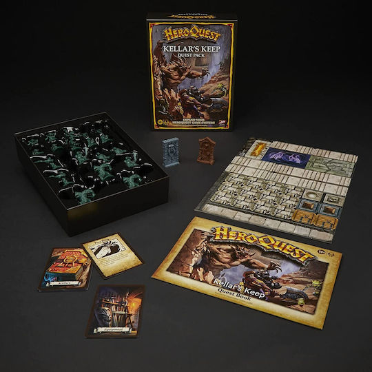 Game Expansion HeroQuest: Kellar's Keep Quest Pack for 2+ Players 14+ Years Old (EN) Hasbro