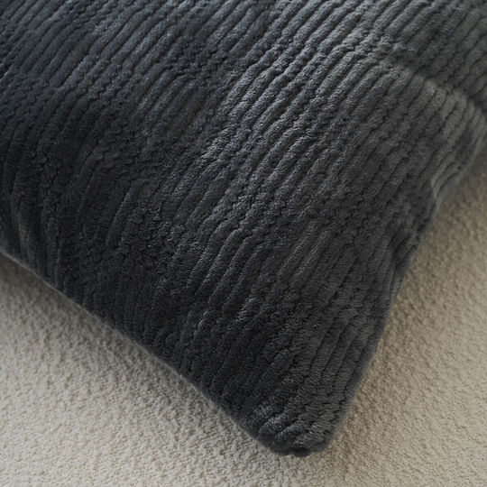Gofis Home Διακοσμητική Μαξιλαροθήκη Polar από Γούνα Pearl Grey 109/15 50x50εκ.