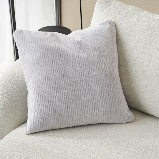 Gofis Home Калъф За Възглавница Polar От Мех Сив 109/01 50x50см