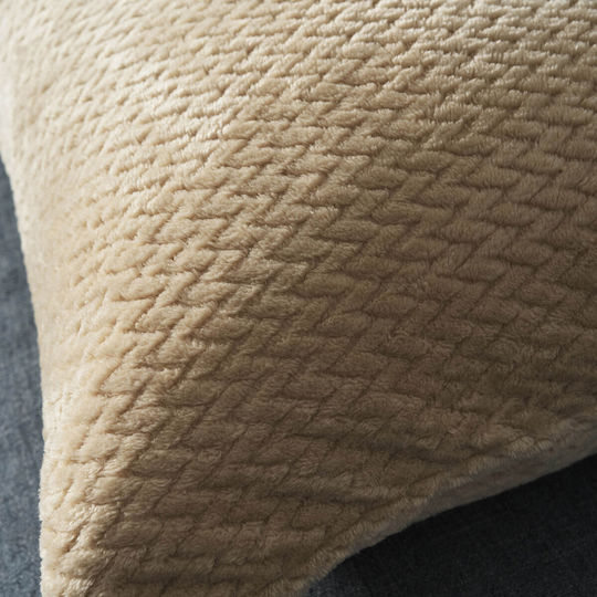 Gofis Home Калъф За Възглавница Cinnabar От Furry Sesame Бежов 115/06 50x50см