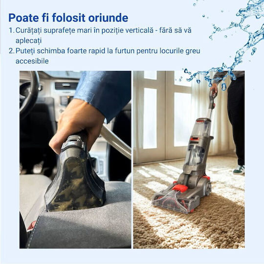 Ryer Pro Revive PRO Σκούπα Υγρών / Στερεών 800W με Πλαστικό Κάδο 2.5lt