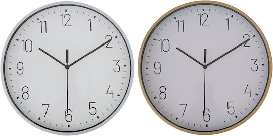 Ankor Wall Clock Plastic Ø30.5cm Various Colors)