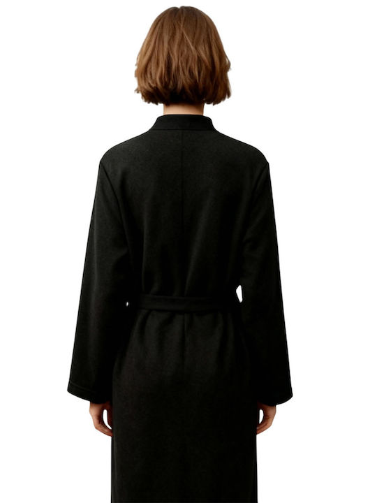 Giota Winter Women's Robe Black