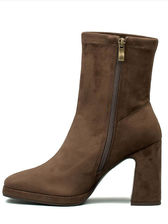 Stiefeletten Damen Braun