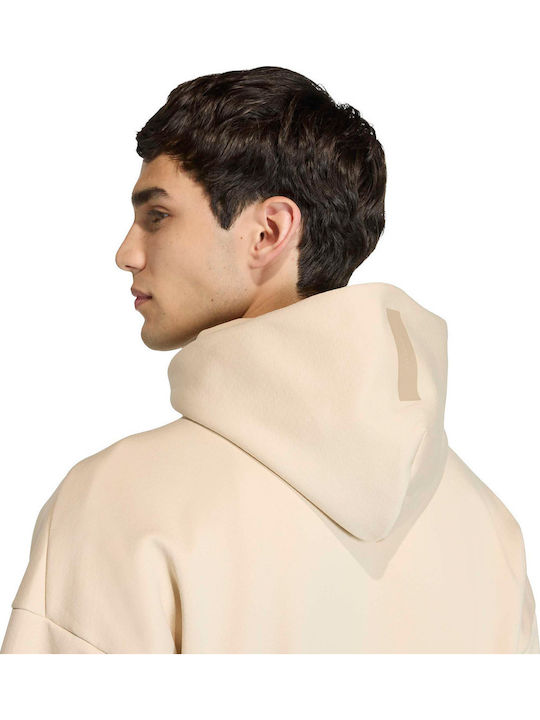 Sportswear Ζακέτα με Κουκούλα Μπέζ