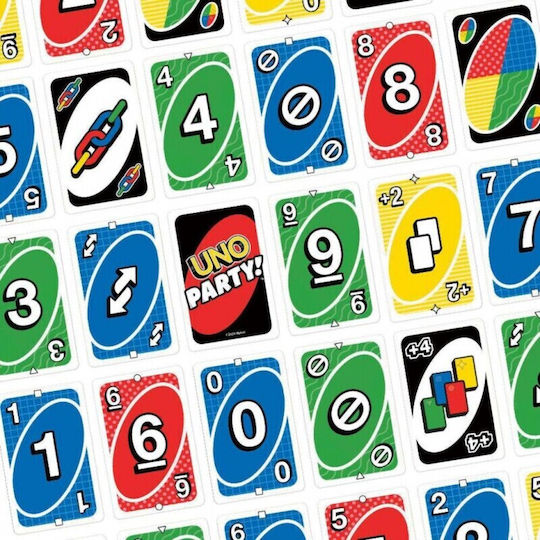 Board Game Uno Party for 6+ Players 7+ Years Old Mattel