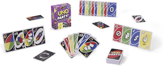 Board Game Uno Party for 6+ Players 7+ Years Old Mattel