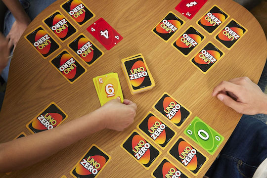 Brettspiel Uno Zero für 2-8 Spieler 7+ Jahre (EN) Mattel
