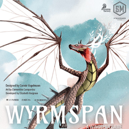 Επιτραπέζιο Παιχνίδι Wyrmspan για 1-5 Παίκτες 14+ Ετών (EN) Stonemaier Games