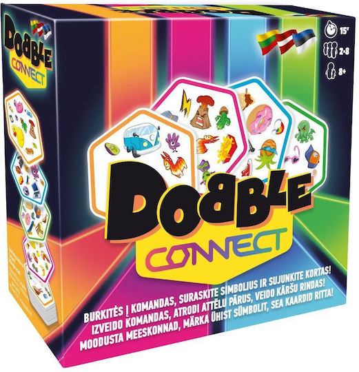Board Game Dobble Connect for 2-8 Players 8+ Years Old Kaissa