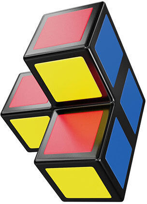 Board Game Rubik's Cube for 1-2 Players 7+ Years Old (EN) Spin Master