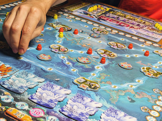 Board Game Reef Project for 1-4 Players 14+ Years Old (EN) Board & Dice