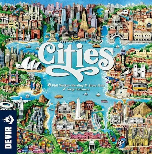 Επιτραπέζιο Παιχνίδι Cities για 2-4 Παίκτες 10+ Ετών (EN) Devir