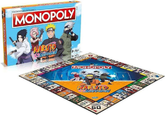 Brettspiel Monopoly Naruto Shippuden für 2-6 Spieler 8+ Jahre (EN) Winning Moves