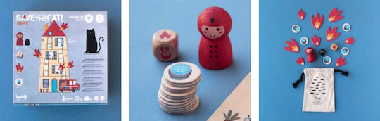 Board Game Σώστε την Γάτα! for 2-6 Players 4+ Years Old (EN) Londji
