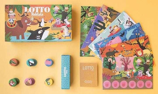 Board Game Lotto Πού Ζουν Ζώα; 3+ Years Old (EN) Londji