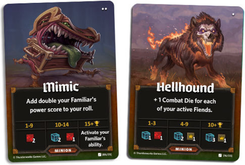 Разширение на играта Roll Player Fiends & Familiars за 1-4 играчи 10+ години (EN) Thunderworks Games