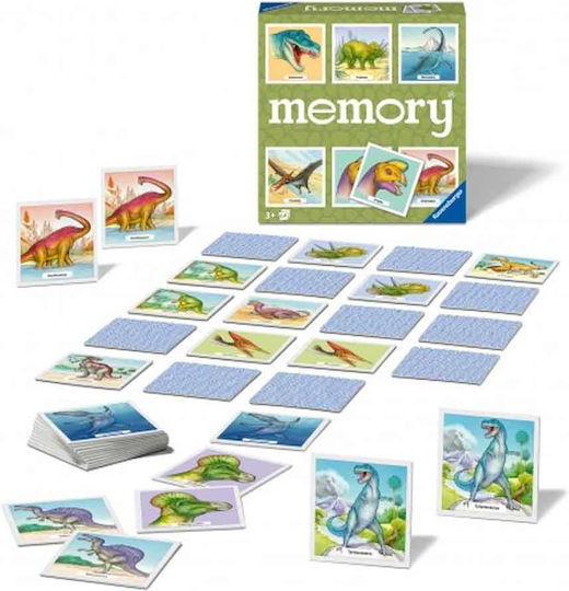Настолна игра Memory Δεινόσαυροι за 1+ играчи 3+ години (EN) Ravensburger