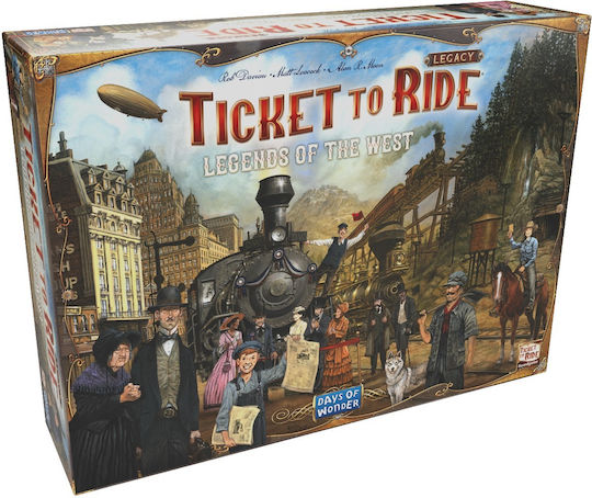 Επιτραπέζιο Παιχνίδι Ticket to Ride Legacy: Legends of the West για 2-5 Παίκτες 10+ Ετών Days of Wonder