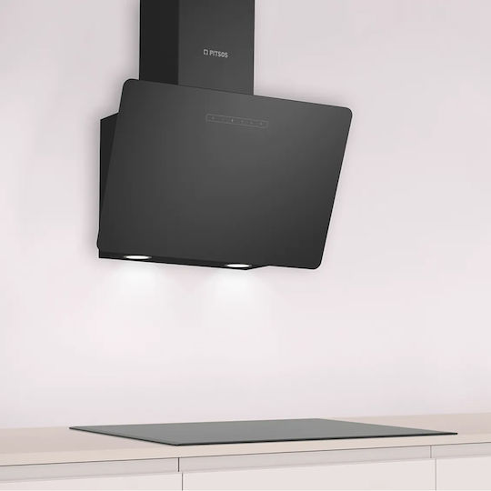 Pitsos Kamin-Dunstabzug 60cm Schwarz