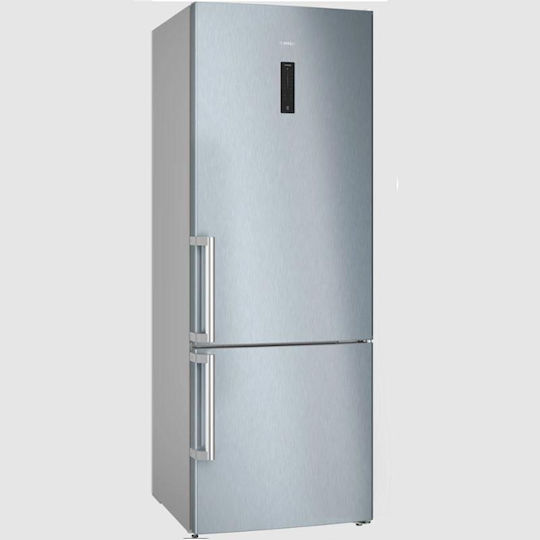 Pitsos Ψυγειοκαταψύκτης 508lt Total NoFrost Υ193xΠ70xΒ80εκ. Inox PKNB56XLEP