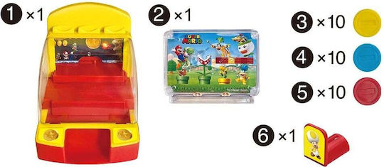 Board Game Super Mario Lucky Coin Game for 1-2 Players 4+ Years Old (EN) Epoch Toys