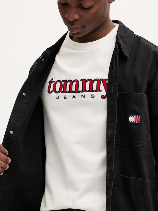 Long Sleeve Cotton Overshirt Black