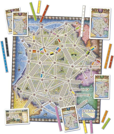 Game Expansion Ticket to Ride France & Old West for 2-3 Players 8+ Years Old (EN) Days of Wonder