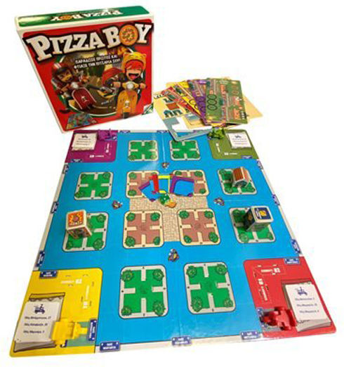 Board Game Pizza Boy for 2-4 Players 4+ Years Old Giochi Preziosi