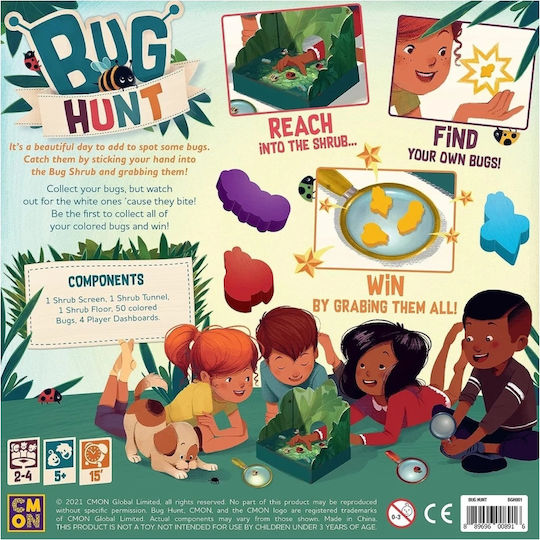 Επιτραπέζιο Παιχνίδι Bug Hunt για 2-4 Παίκτες 5+ Ετών (EN) Cool Mini Or Not